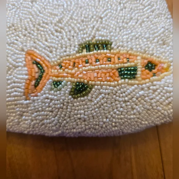 NEWLY RELEASED MADE IN INDIA BEADED WOMEN'S SHOULDER BAG " "FISH THEME" - Picture 13 of 16